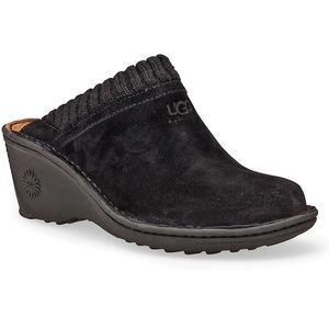 UGG Gael Wedged Clog Black